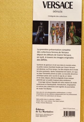 livre defile versace|Versace défilés : Blanks, Tim: Amazon.fr: Livres.